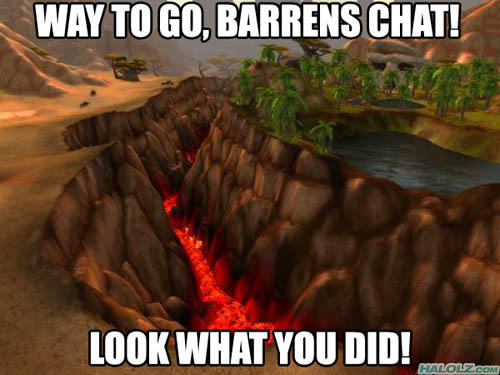 World of Warcraft - Барренс чат